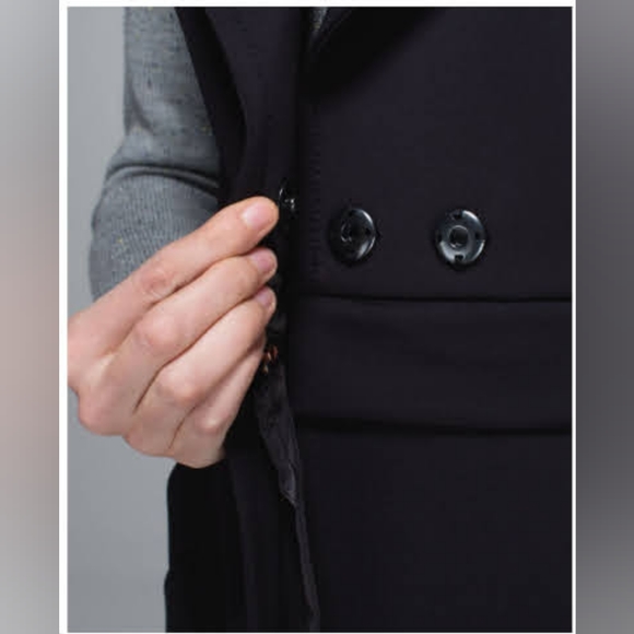 Lululemon Black Quick Change Vest Size 8 - Picture 3 of 12